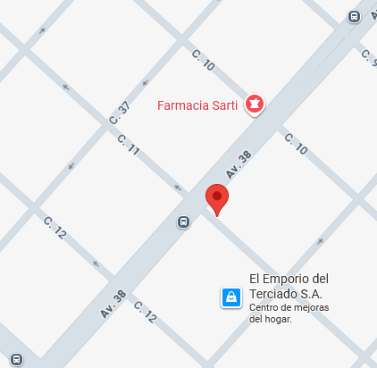 Mapa de la ubicación del centro en Calle 11 entre 38 y 39, La Plata